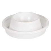 Eggeglass plast hvit