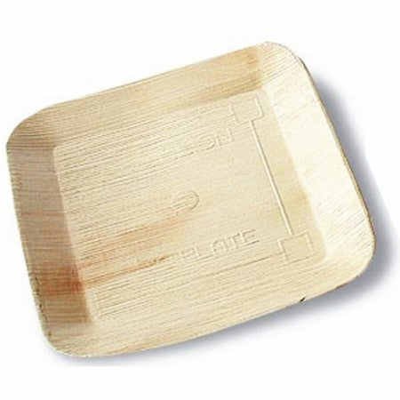 Tallerken natur 17x17cm