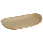 Tallerken natur oval 48x24cm