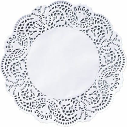 Fatpapir uthugget rund 26,7cm