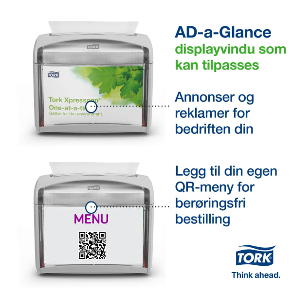 Dispenser Tork bord Xpresssnap grå