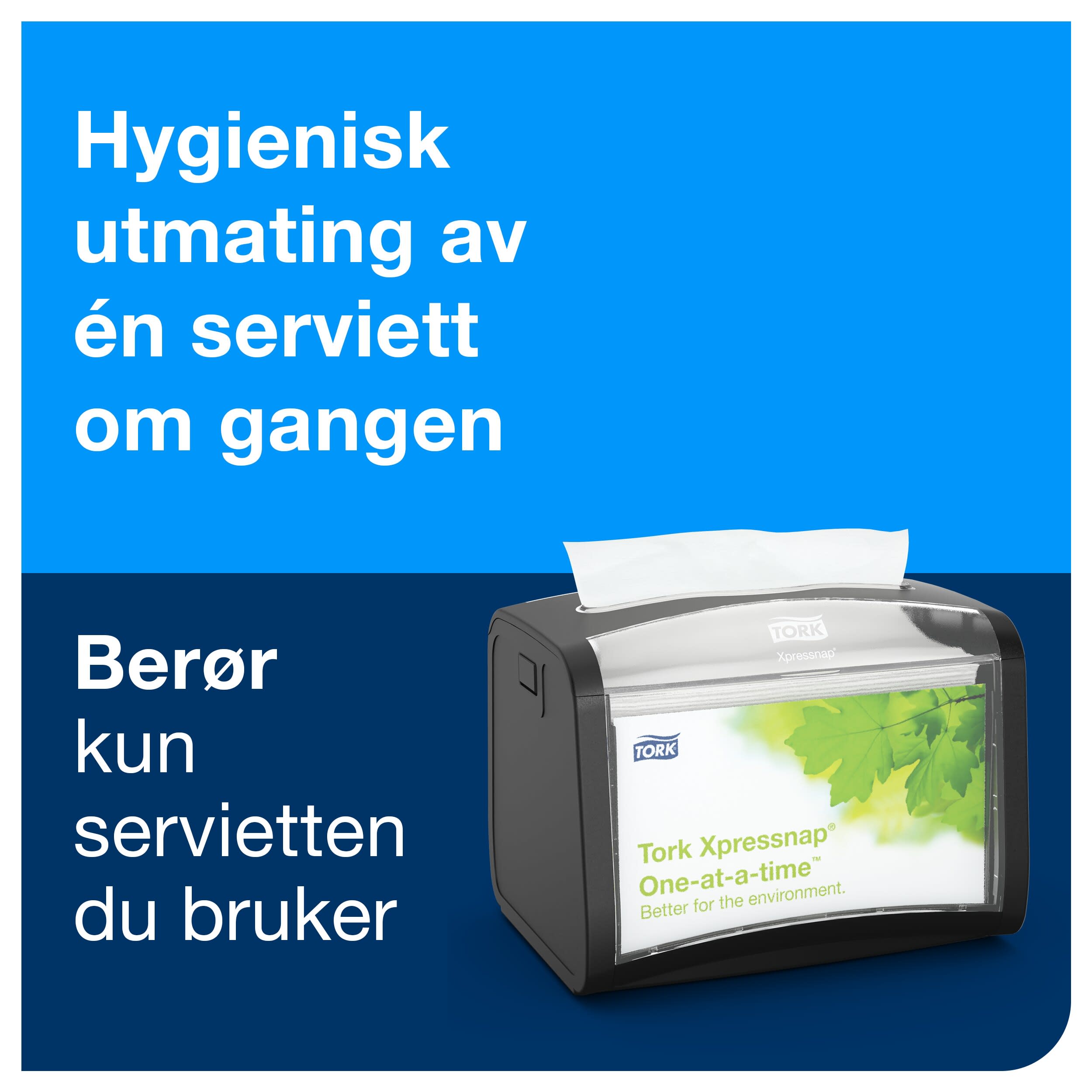 Dispenser Tork bord Xpresssnap sort