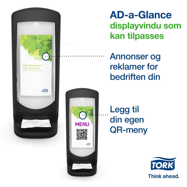 Dispenser Tork høy Xpressnap sort