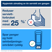 Dispenser Tork høy Xpressnap sort
