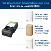 Dispenser Tork disk Xpresssnap sort
