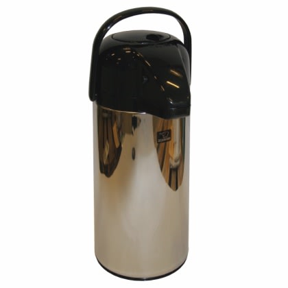 Kaffekanne 1.9L m/pumpe sølv/sort