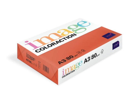 Kopipapir A3 80g dark red