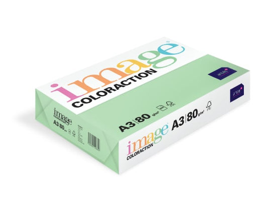 Kopipapir A3 80g pastel green