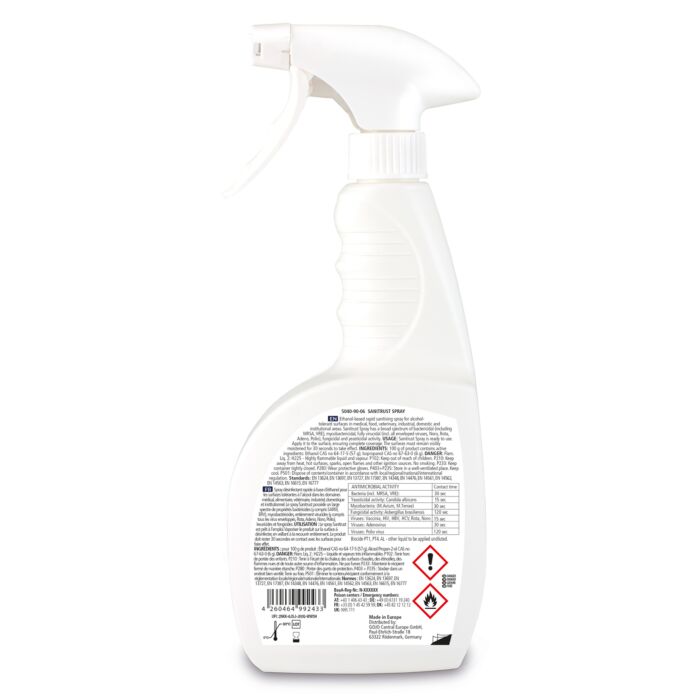 Sanitrust Spray 750 ml flaske
