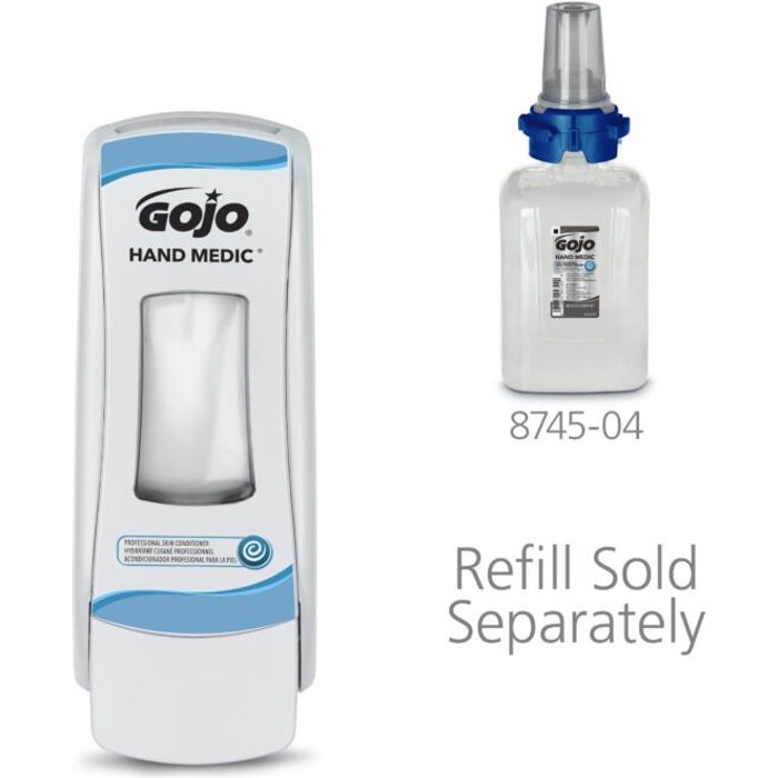 Gojo® hand medic® ADX-7™ dispenser, hvit/hvit