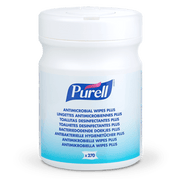 Purell® antimikrobielle våtservietter plus 270 stk beholder