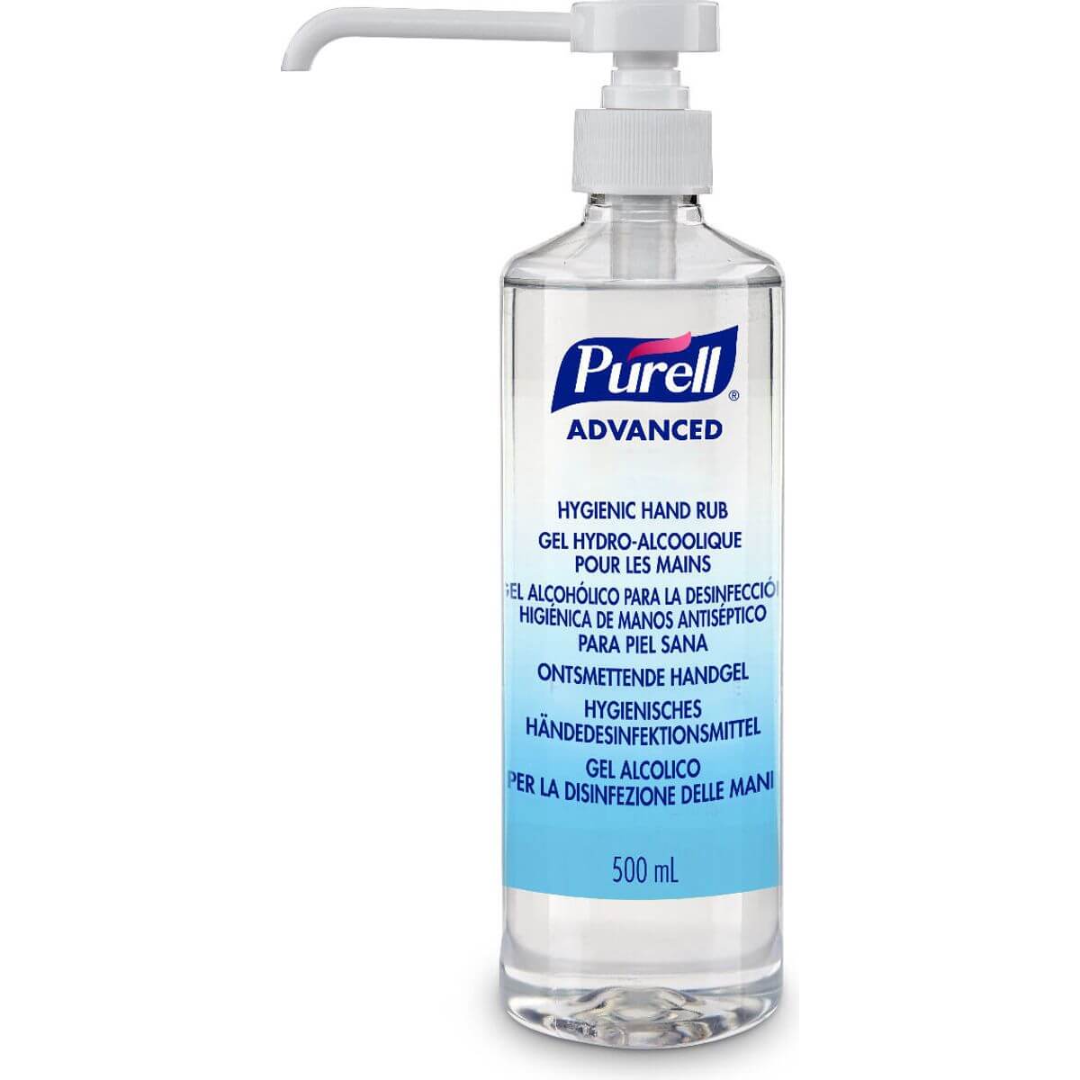 Purell® advanced hygienisk hånddesinfeksjon, 500 ml pumpeflaske